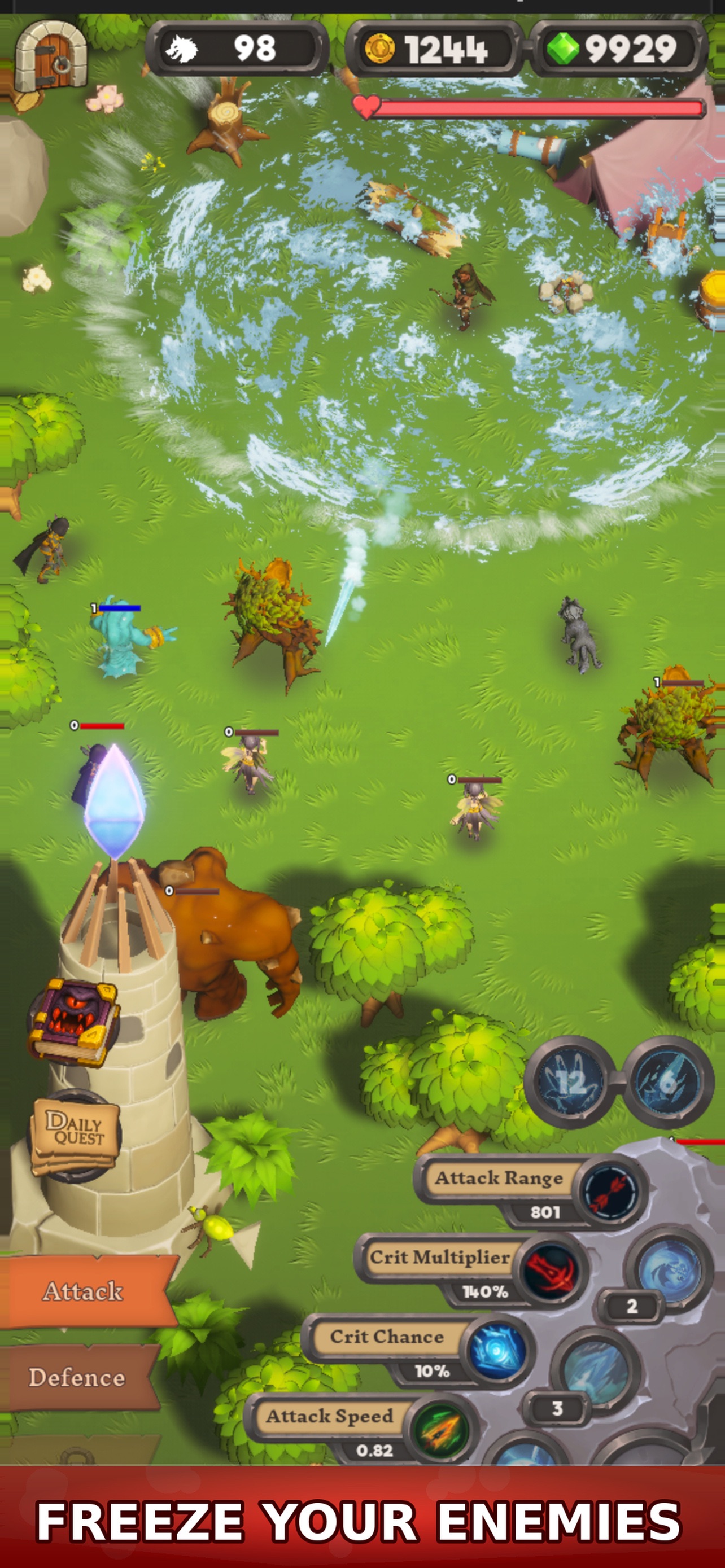 Forest combat / Elemental Rumble