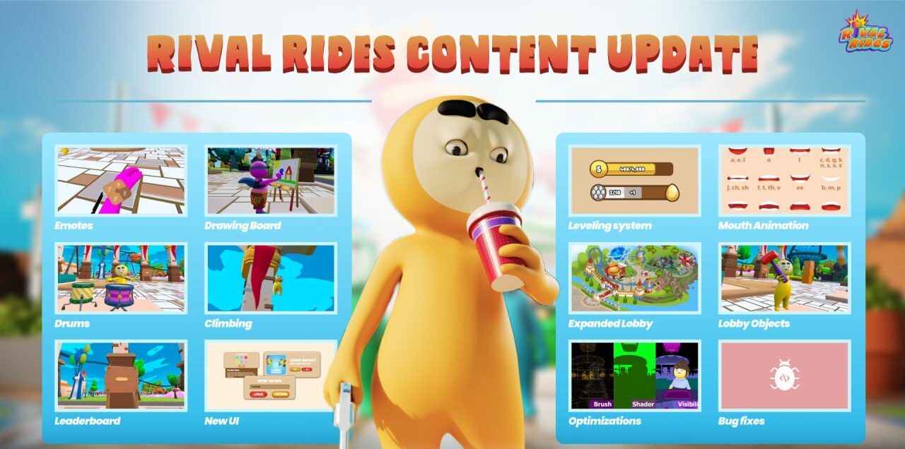 Rival Rides. An Exciting Journey Through the Amusement Park Starts Today!