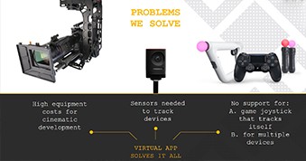 Virtual App turns your device into a virtual joystick and virtual camera