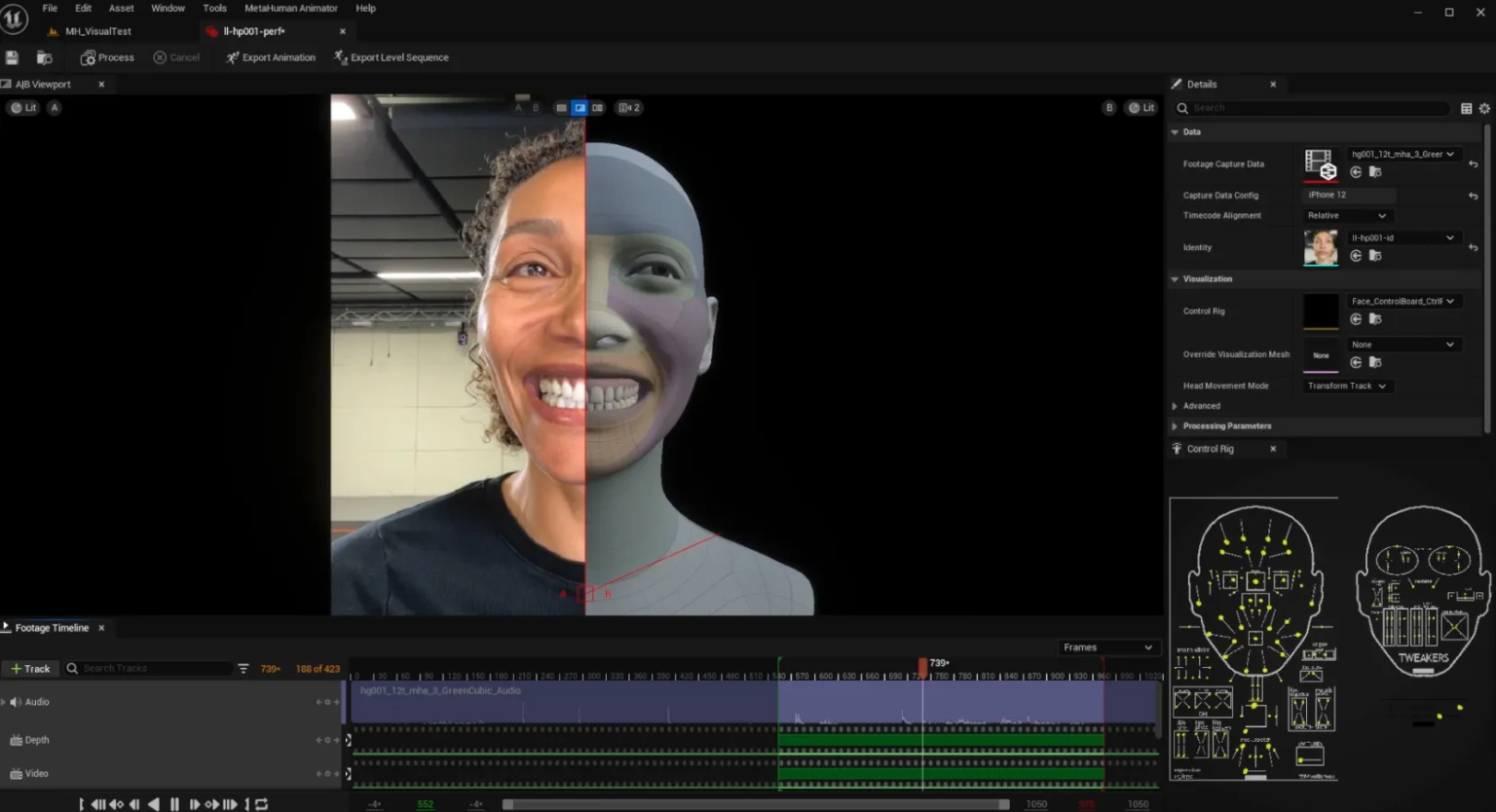 Epic Games Introduces MetaHuman Animator, Enabling High-Quality Human Face Capture Using an iPhone